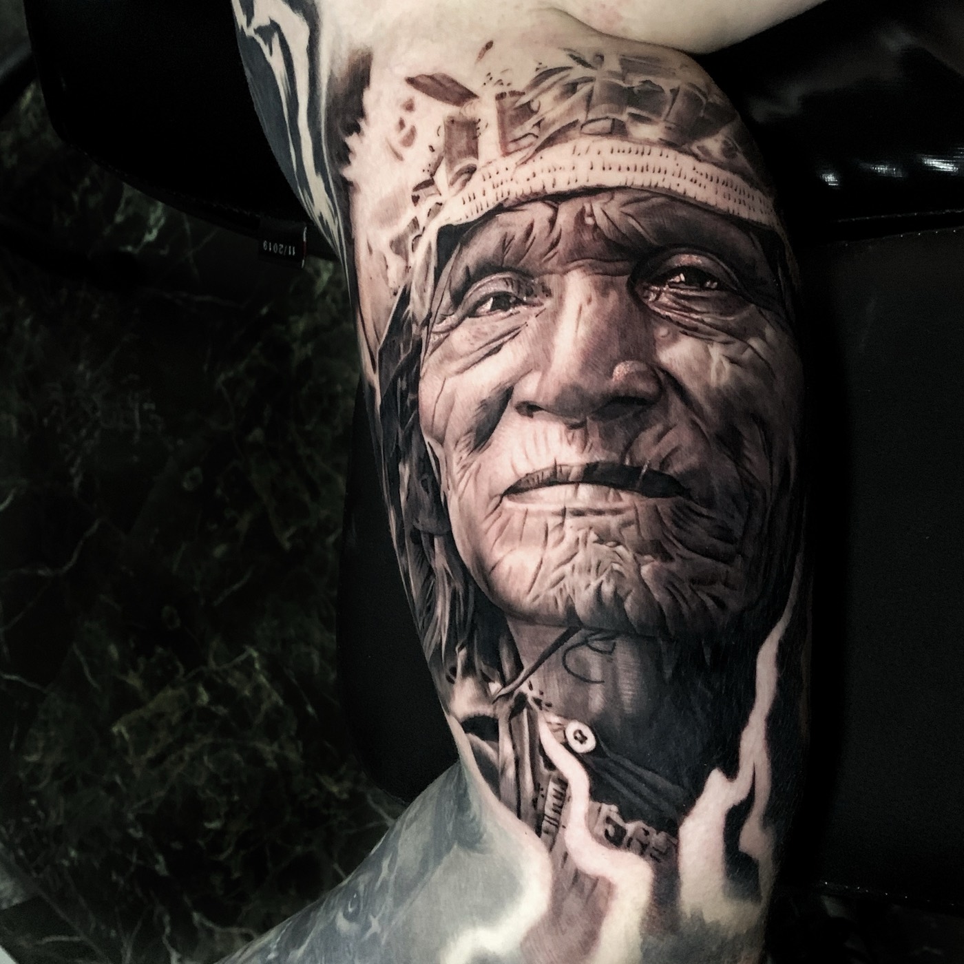 Black and grey tattoo by Rafael Cassaro